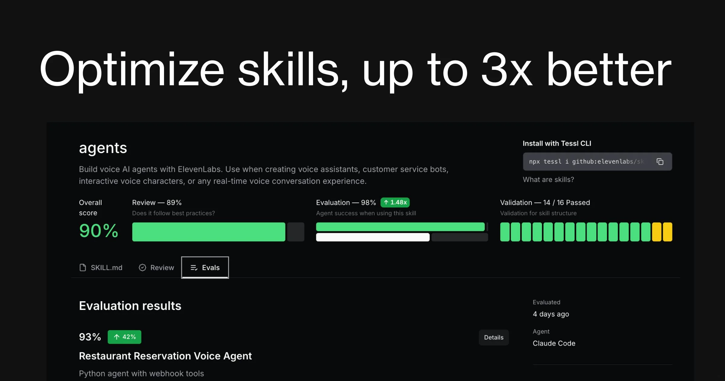 Tessl screenshot 3