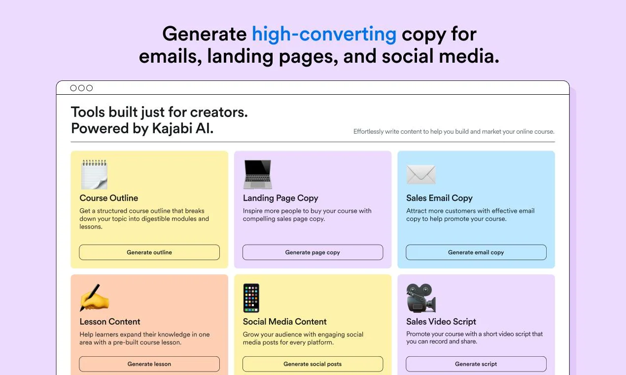 Kajabi screenshot 2