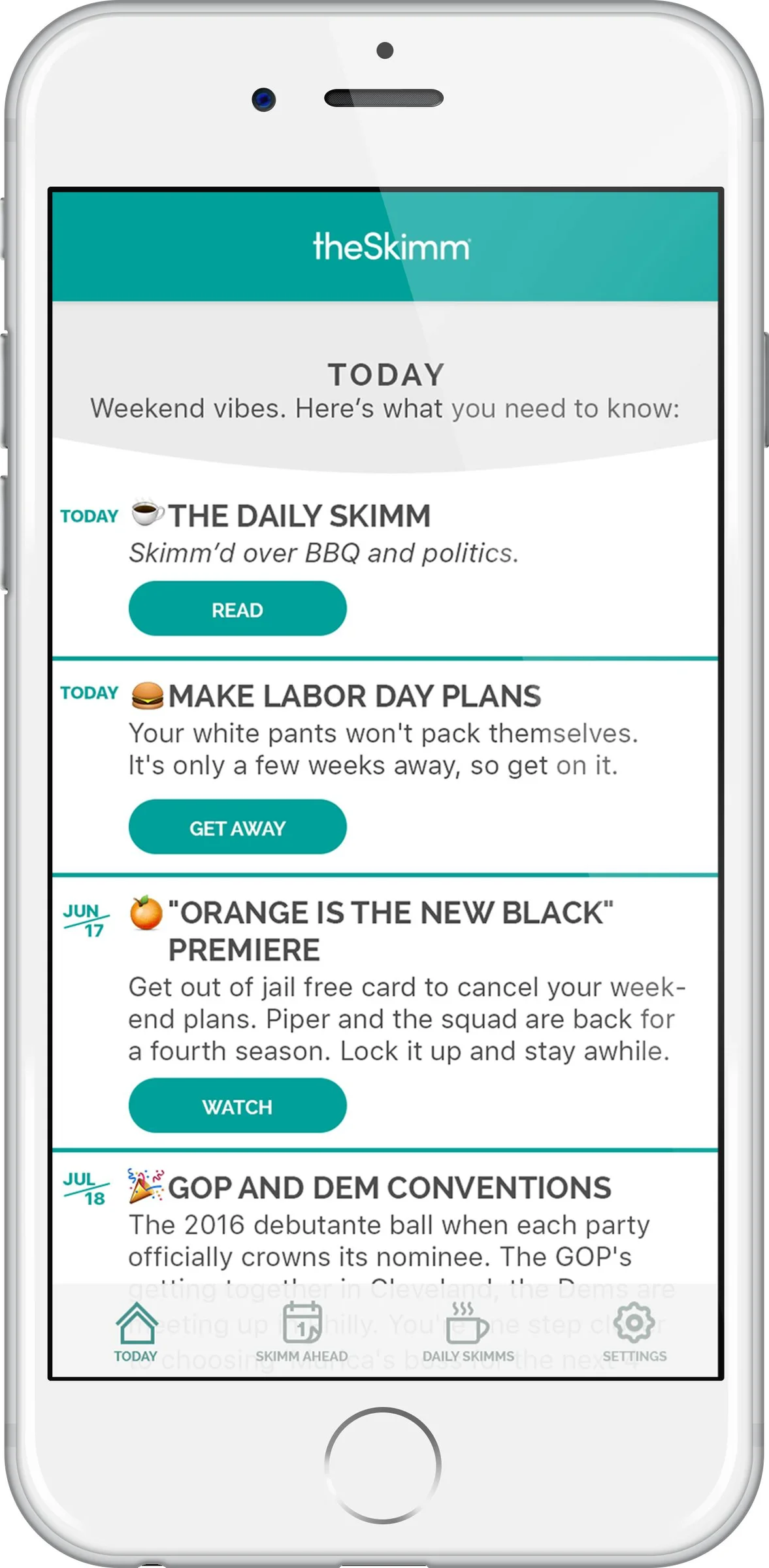 theSkimm screenshot 4