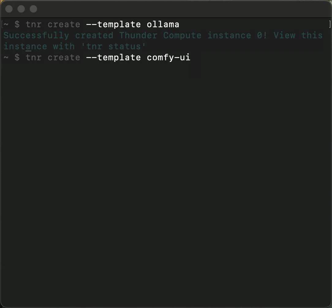 Thunder Compute (YC S24) screenshot 4