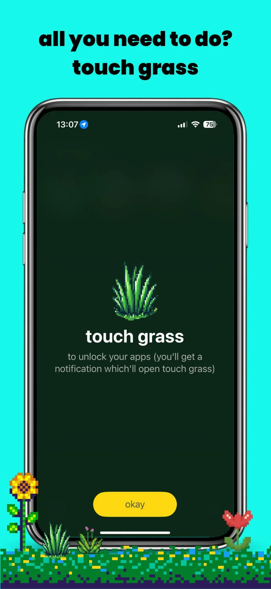 touch grass screenshot 3