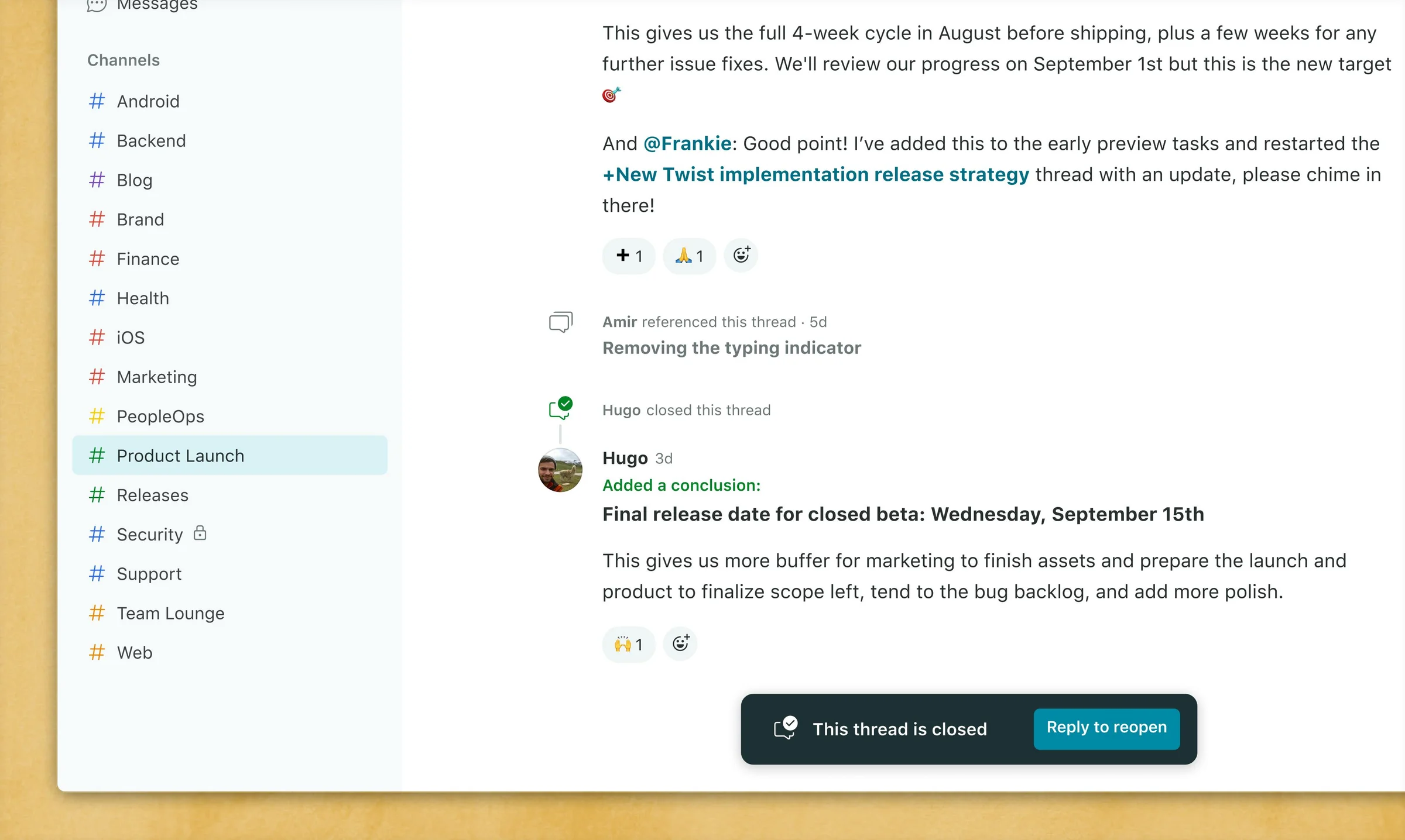 Twist screenshot 2