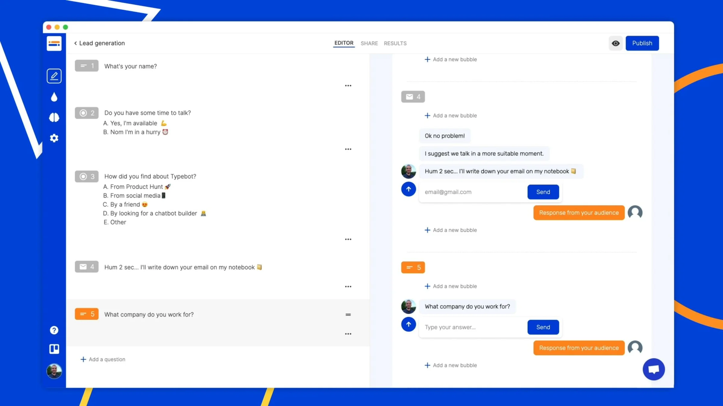 Typebot screenshot 4