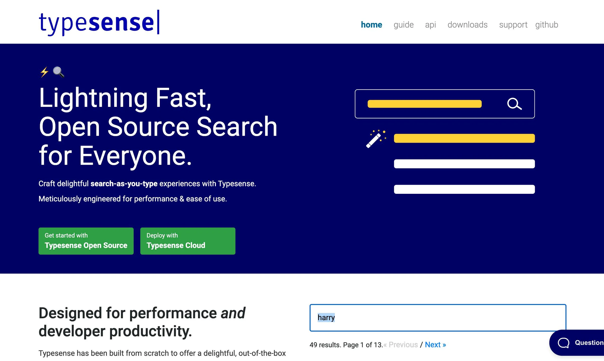 Typesense screenshot 5