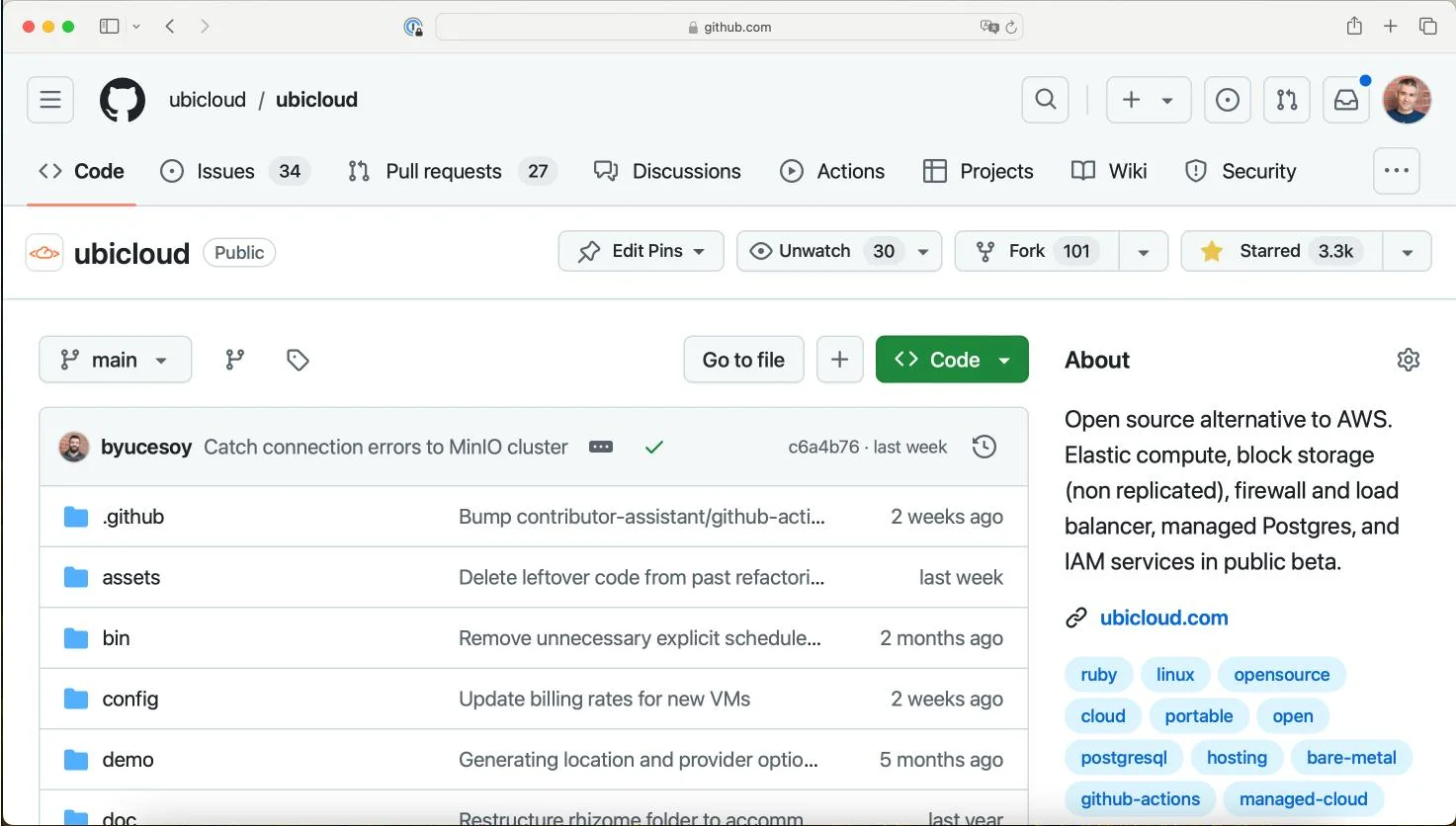 Ubicloud screenshot 2