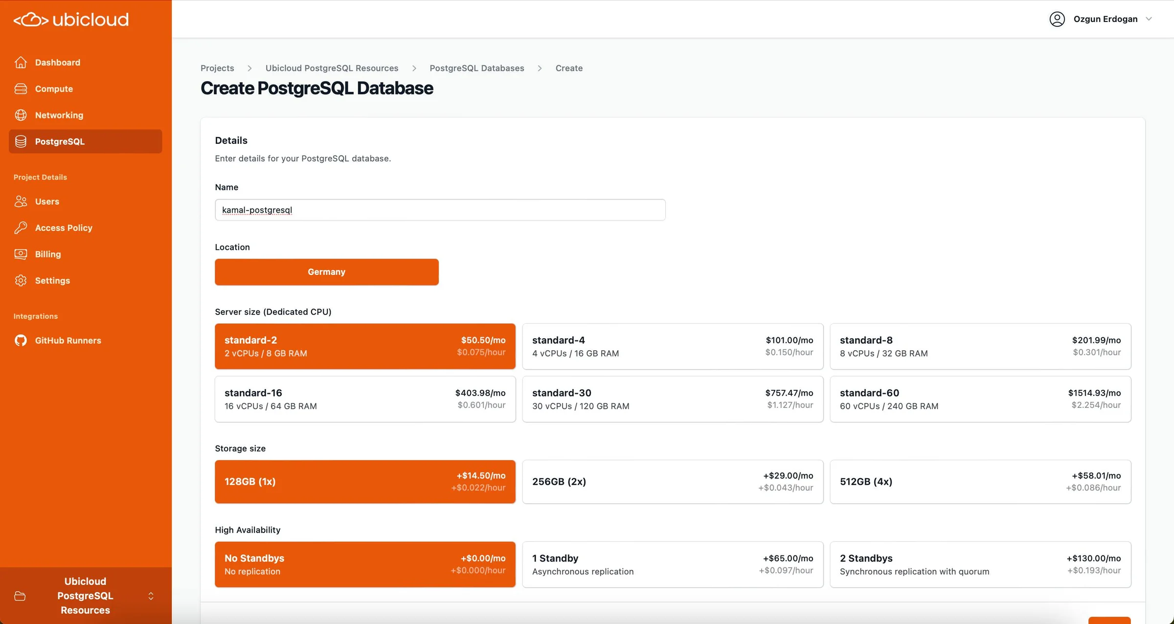 Ubicloud screenshot 3