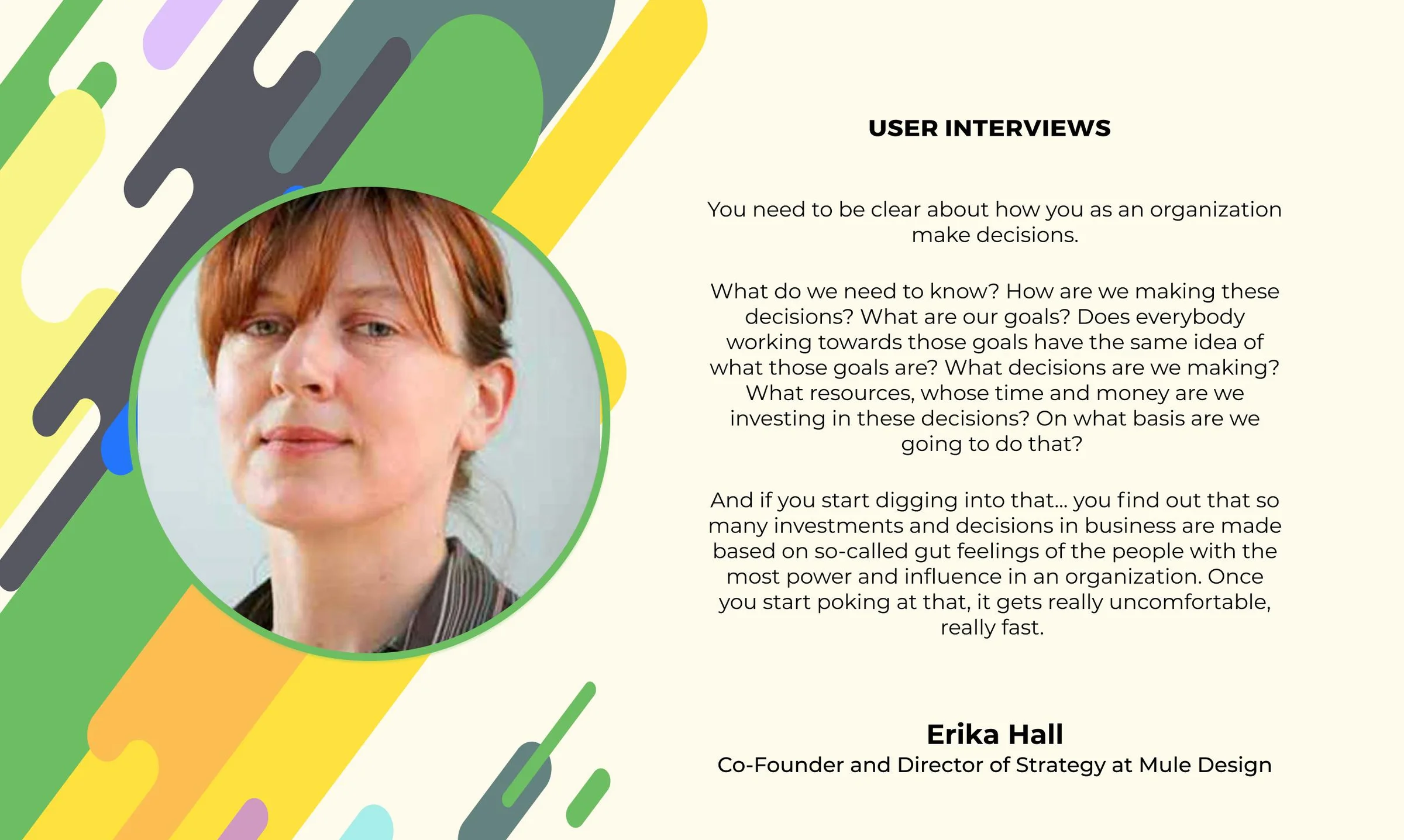 User Interviews screenshot 3