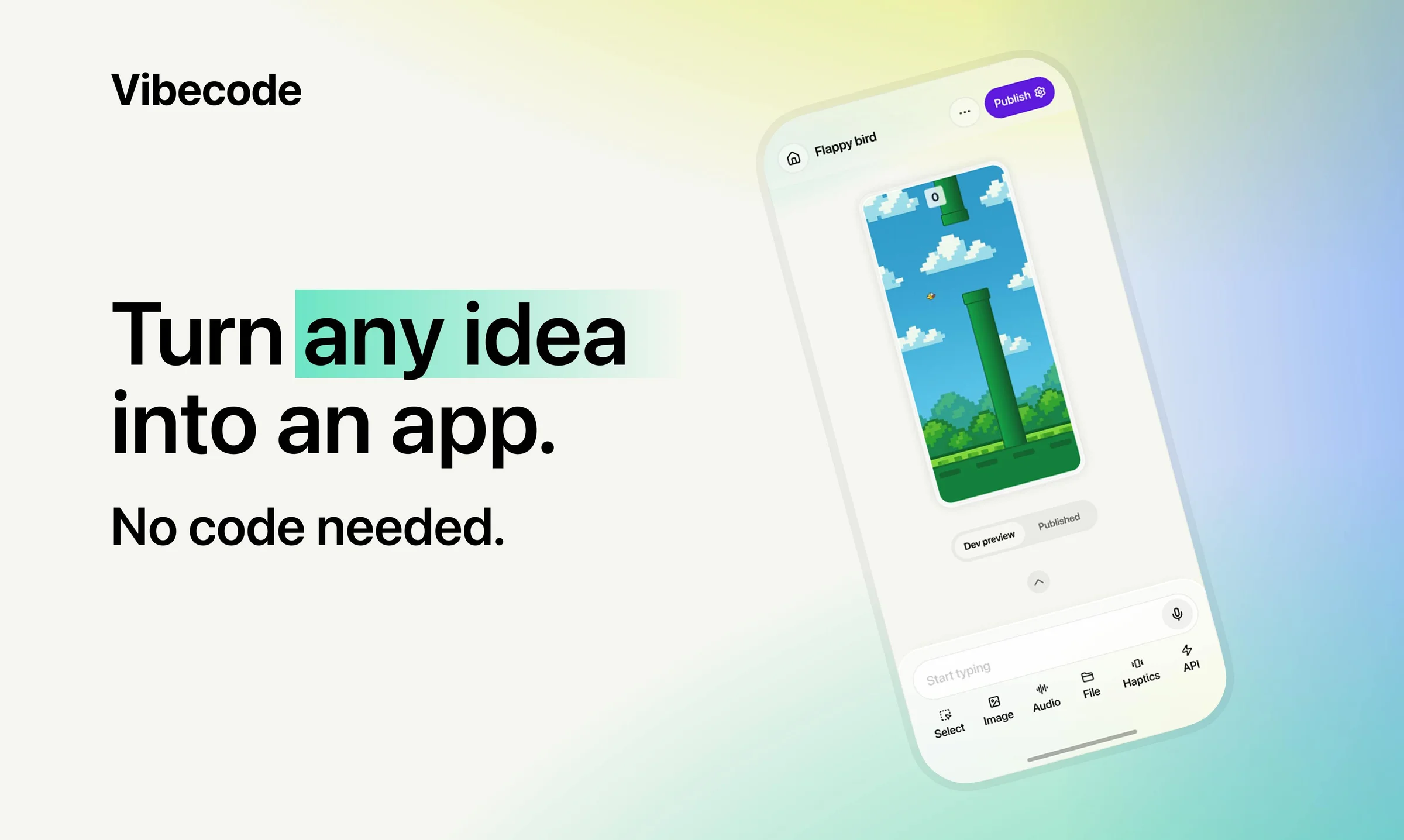 Vibecode App screenshot 1