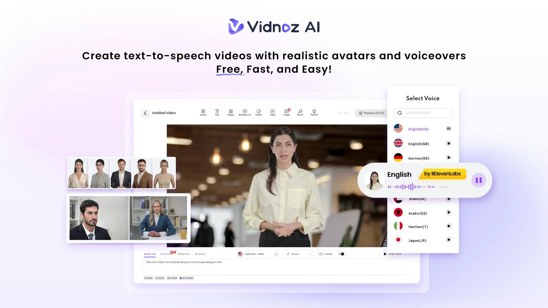 Vidnoz AI screenshot 3