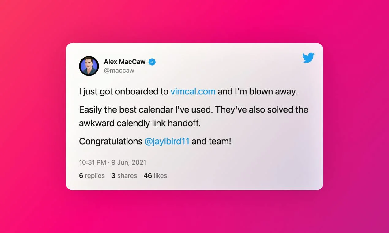 Vimcal screenshot 2