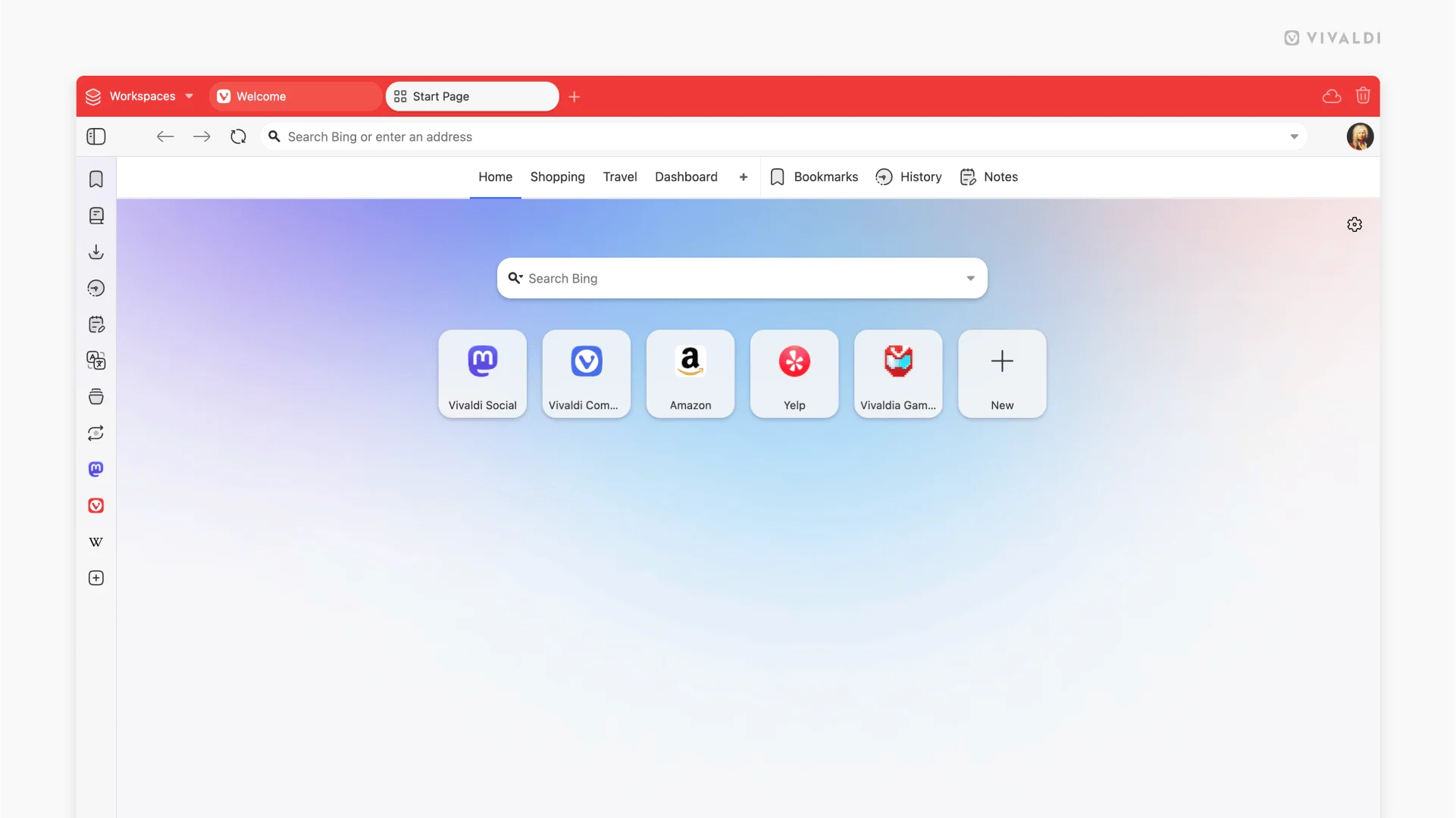 Vivaldi screenshot 3