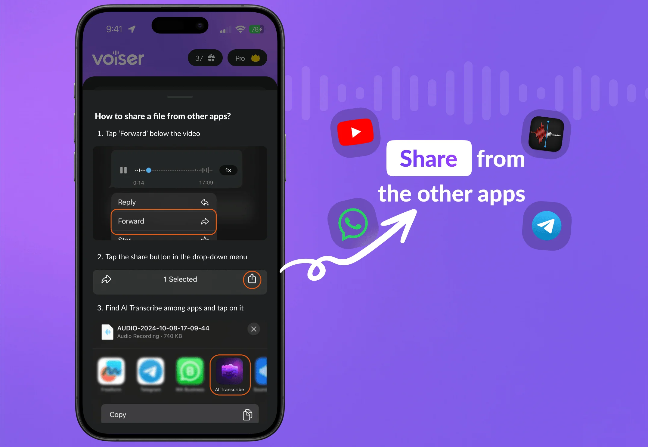 Voiser AI screenshot 2