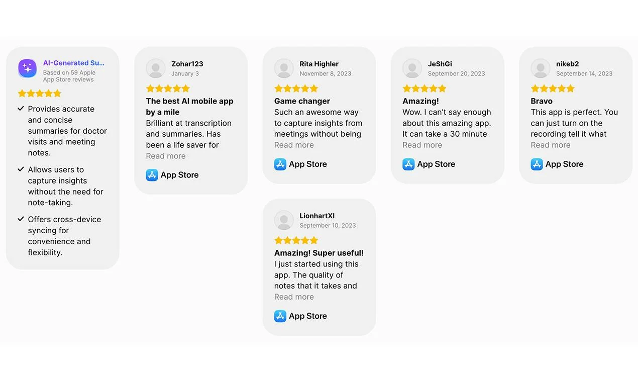 Wave AI Note Taker for iOS and Android screenshot 3