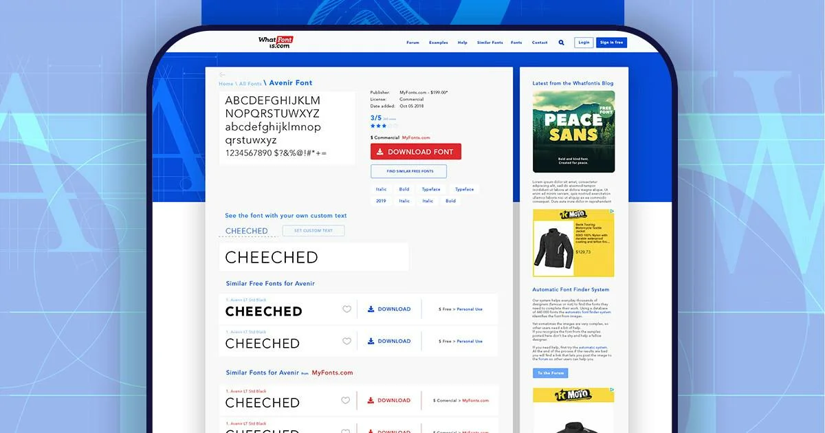 What Font Is screenshot 4