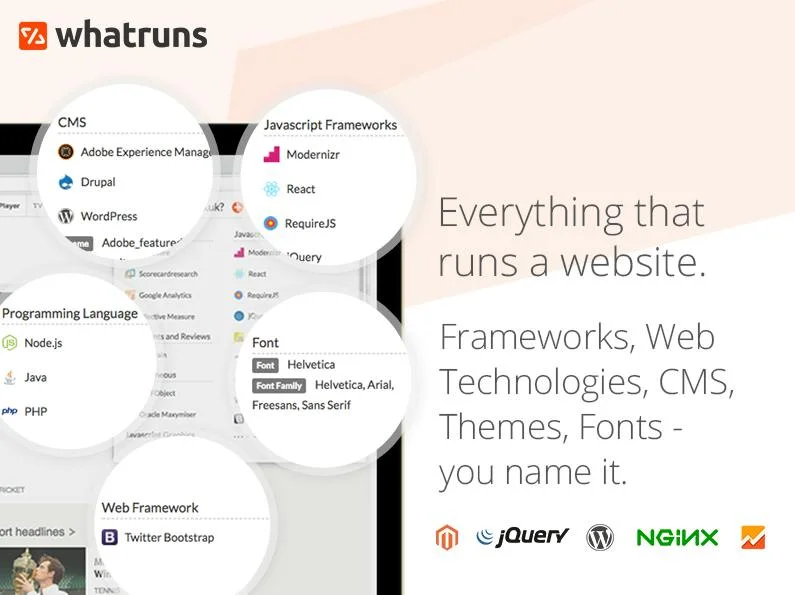 WhatRuns screenshot 2