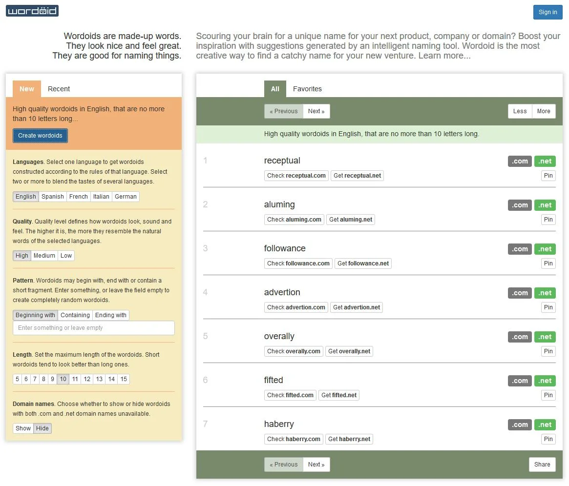 Wordoid screenshot 1