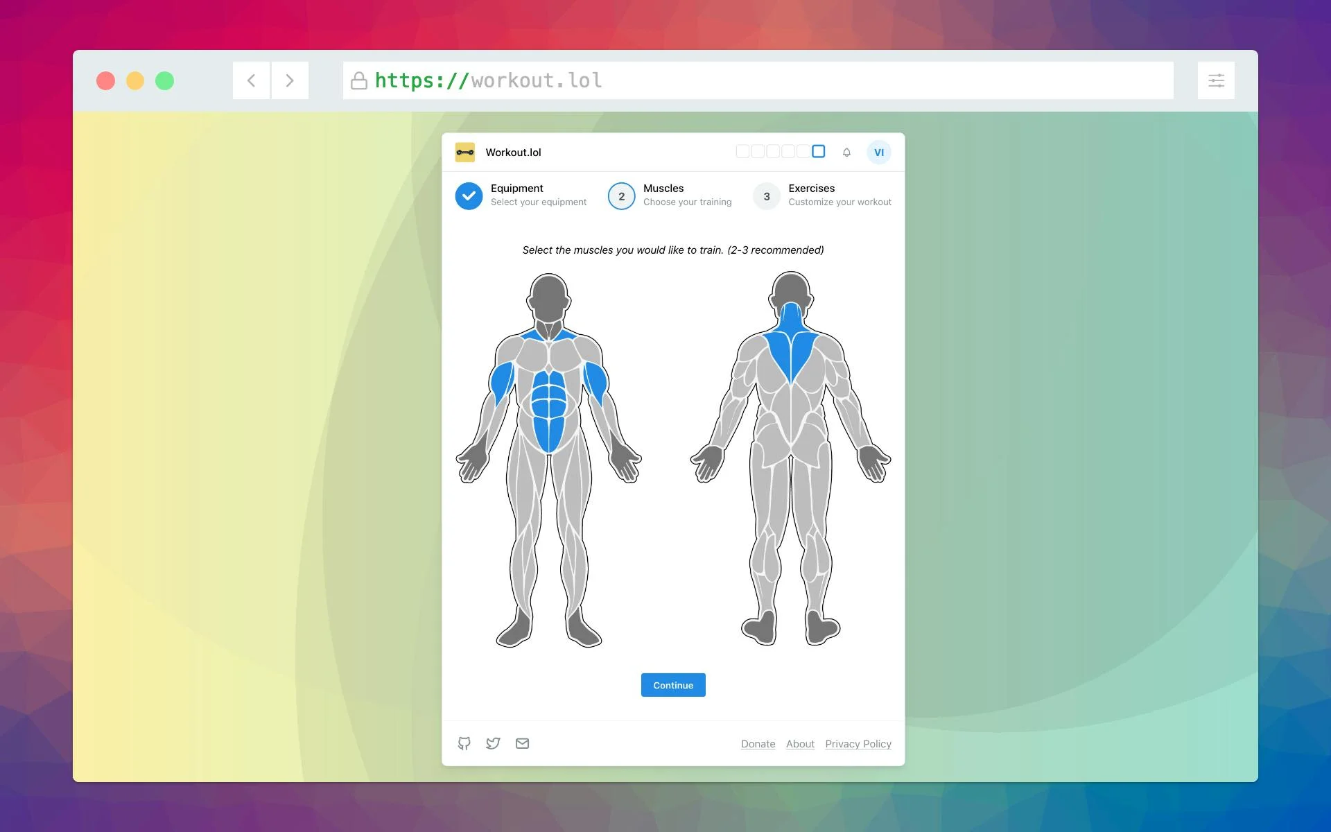 Workout.lol screenshot 3