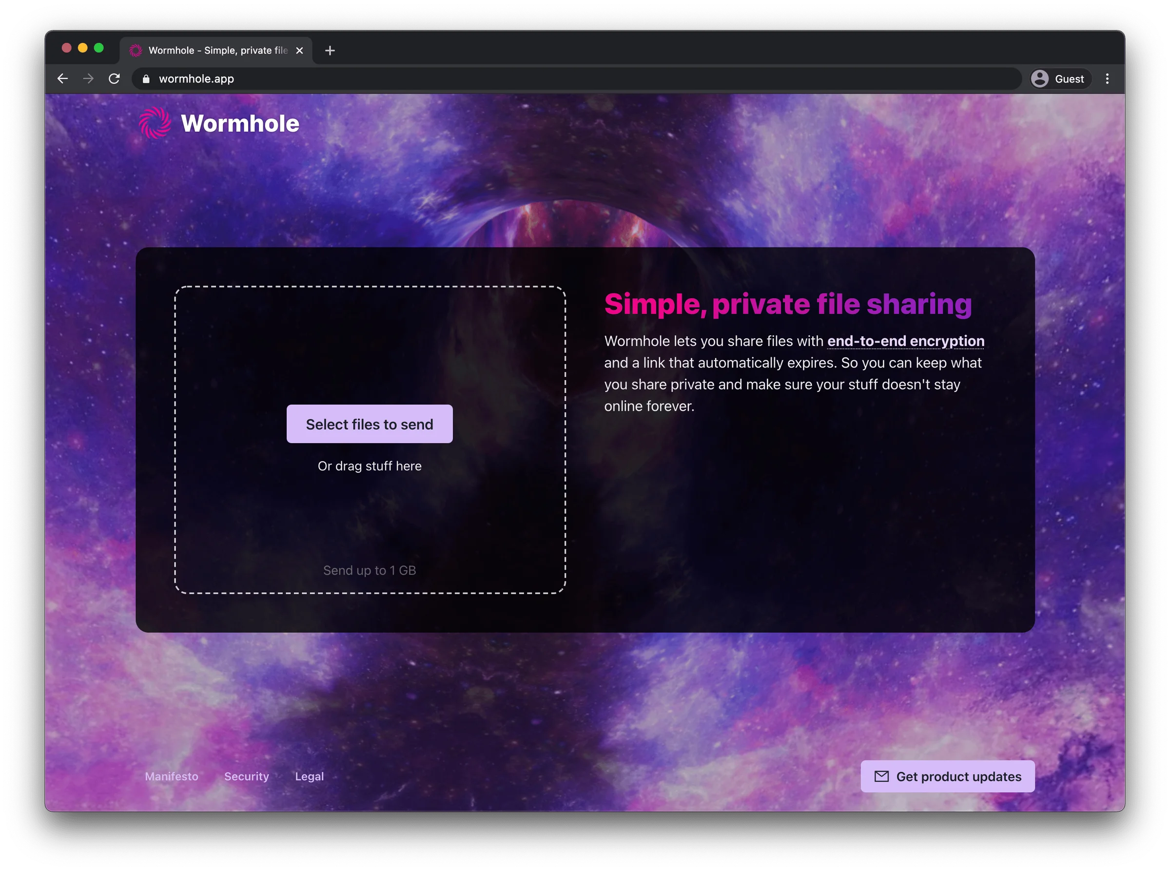Wormhole screenshot 2