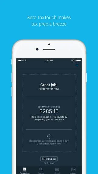 Xero screenshot 2