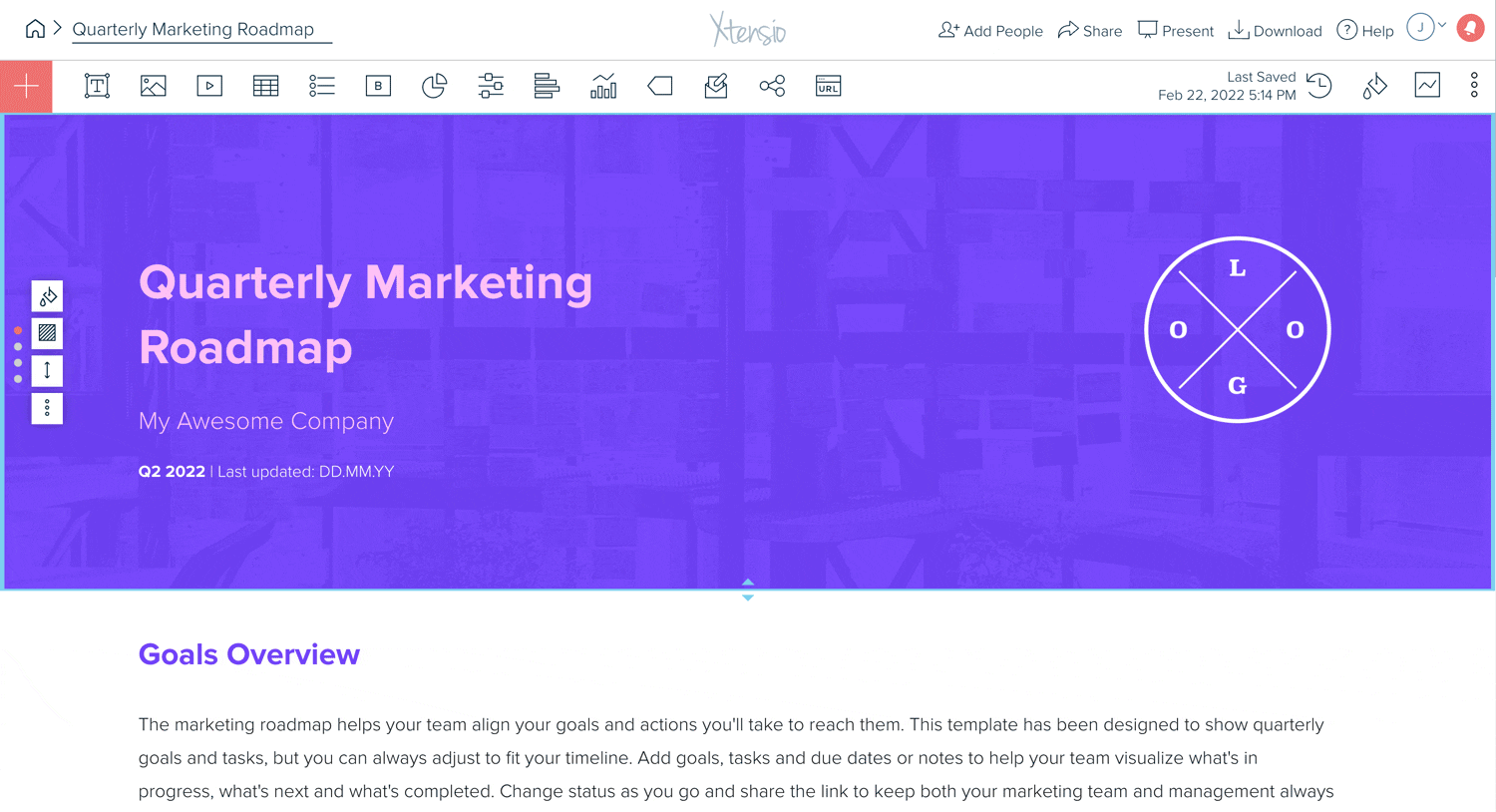 Xtensio screenshot 2