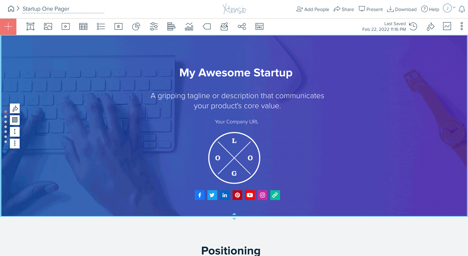 Xtensio screenshot 4