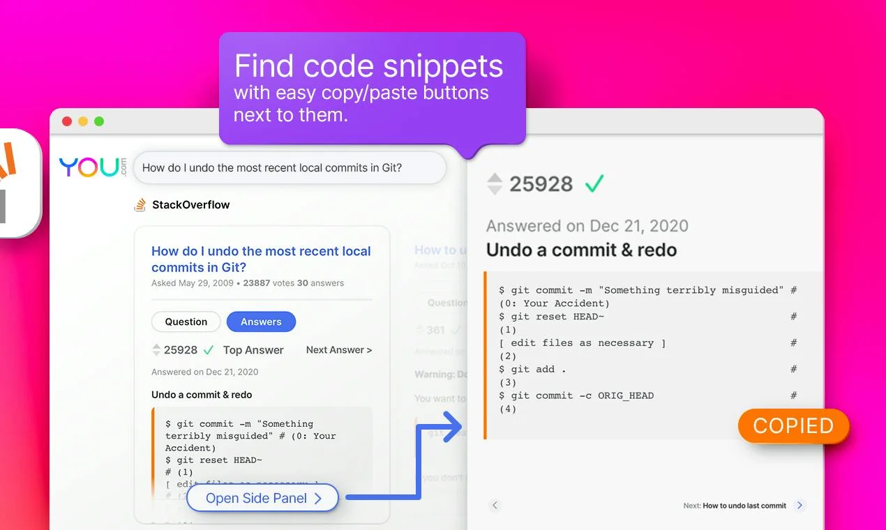 You.com screenshot 2