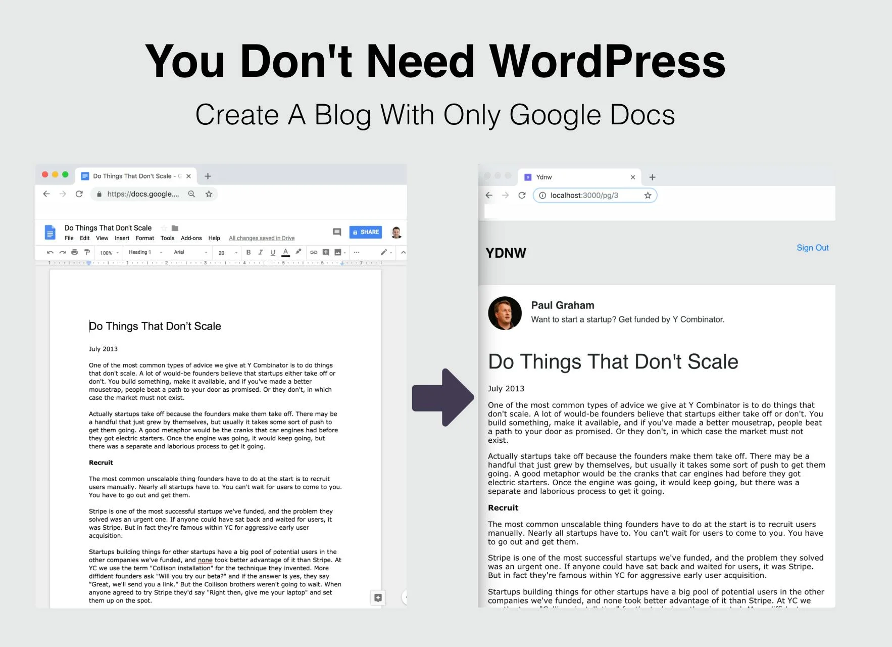 You Don't Need WordPress screenshot 4
