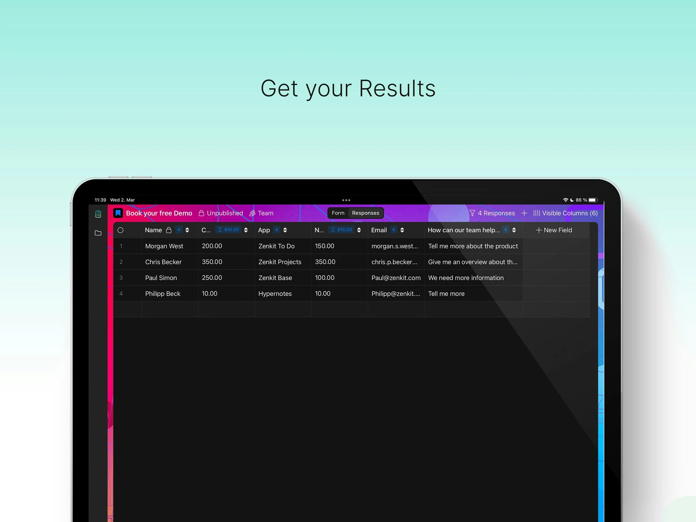 Zenkit screenshot 3